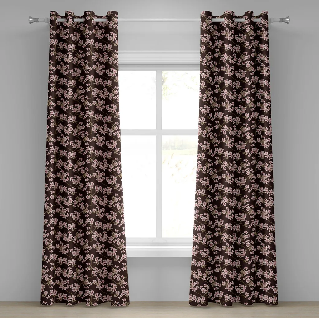 Tenda Giapponese Ciliegio ABAKUHAUS 280x175cm | Tende Rosa e Marrone