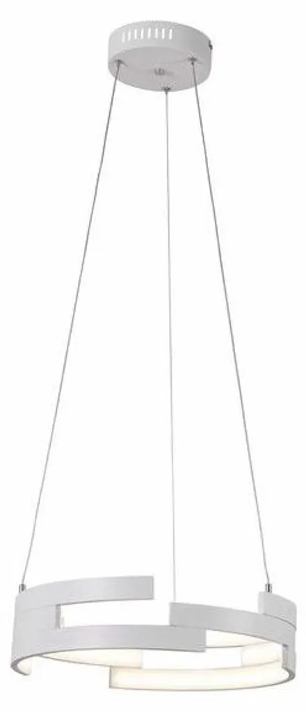 Suspension LED Natalia Idéale pour Table à Manger 30W Luminaire Blanc 120cm