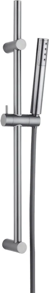 Set douche moderne barre graphite anti-calcaire avec douchette ergonomique