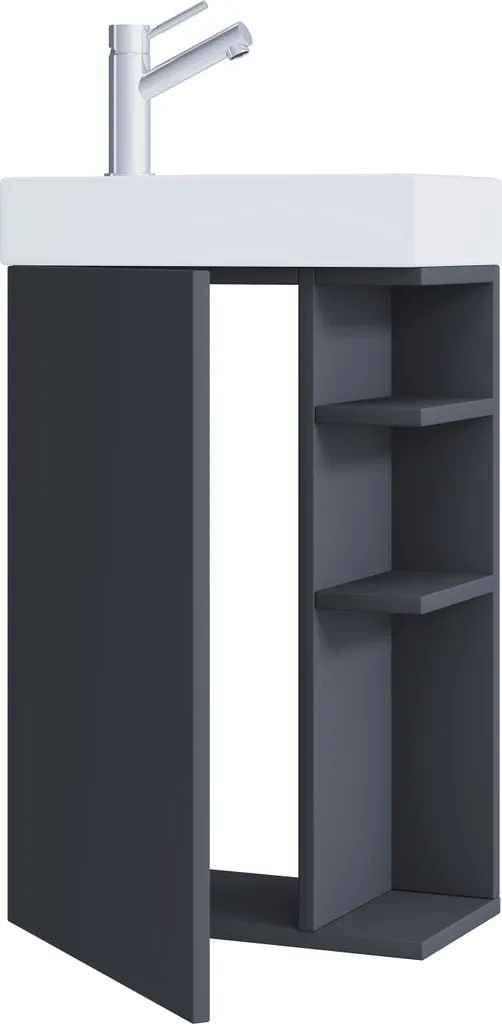 Meuble de Lavabo Bad Lumia VCM 70x40x22 cm avec Finition Haute Qualité