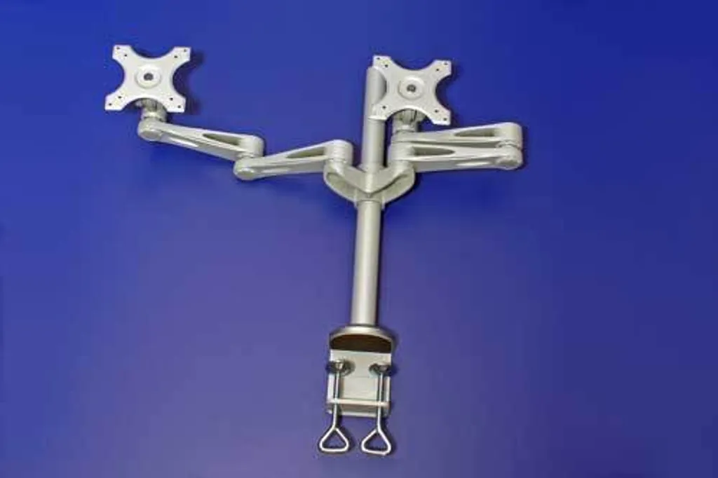Support Écran 4 Articulations Double Bras VALUE pour Fixation Table - 7