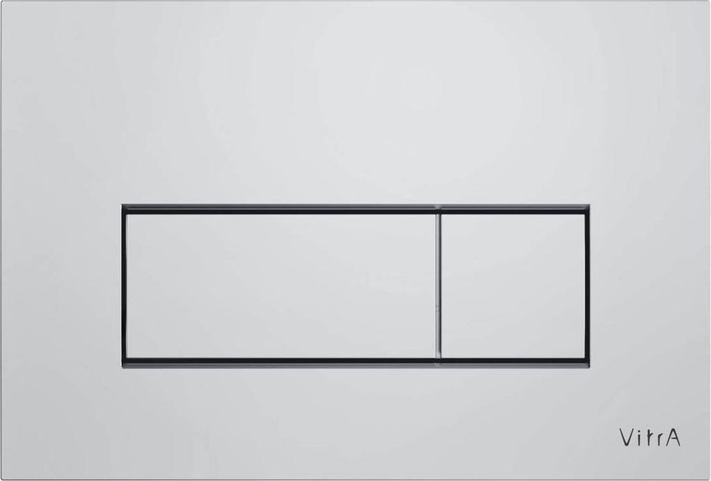 VitrA Root Square WC-Betätigungsplatte, Oberfläche Chrom glänzend | 740-2380