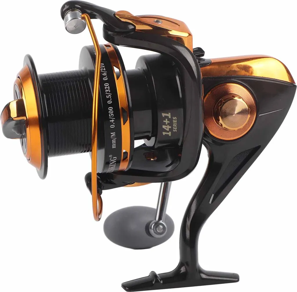 Moulinet de pêche en mer 11000 avec 14+1BB grande vitesse en métal