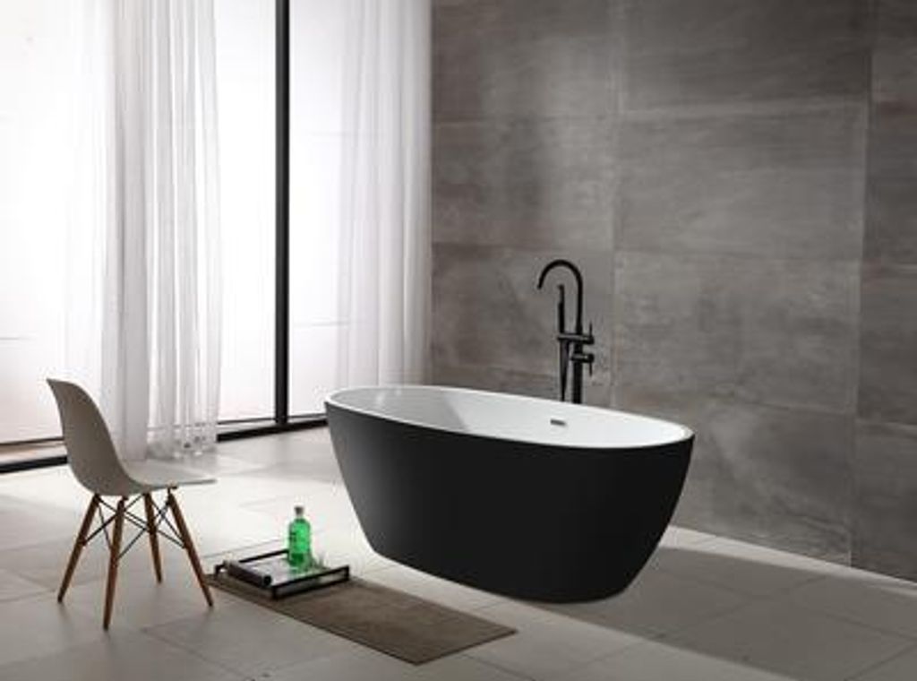 Badewanne MANHATTEN - 170 x 80,6 x 60 cm Produktbild 