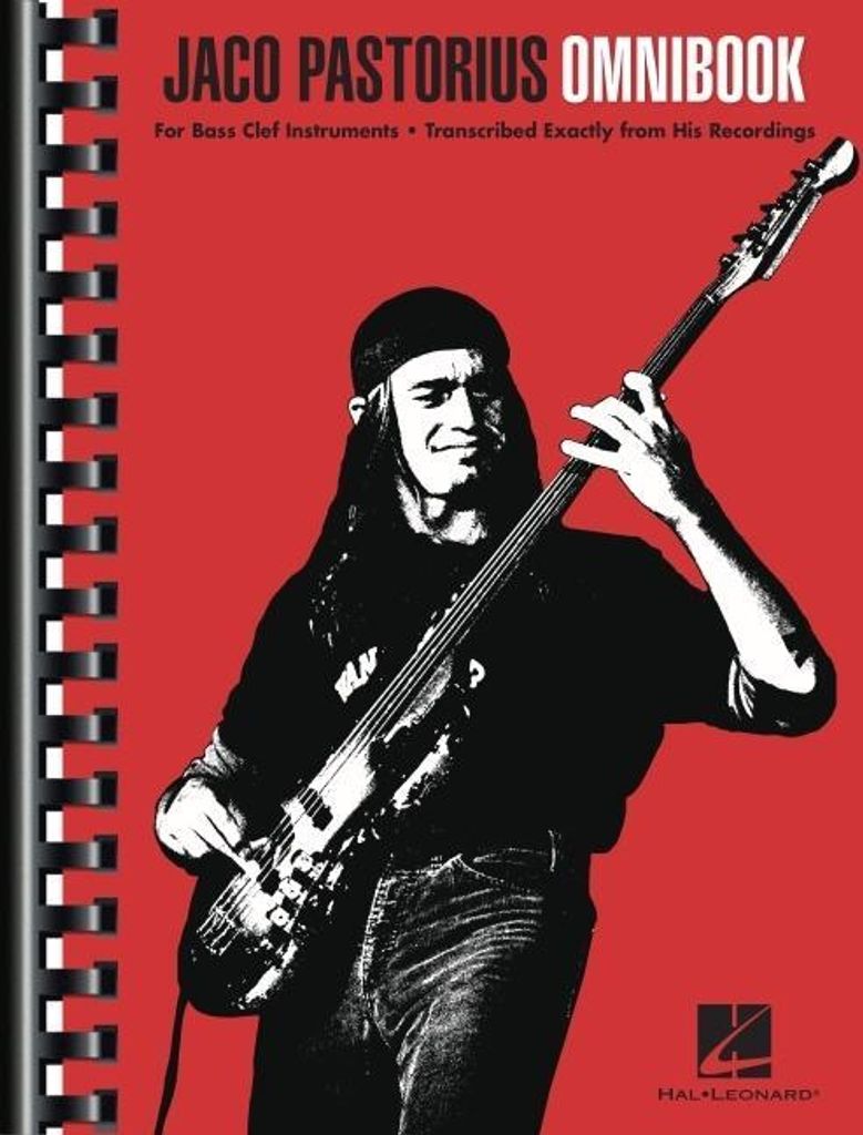 Jaco Pastorius Omnibook for Bass Clef Instruments Transcribed Exactly from His Recordings