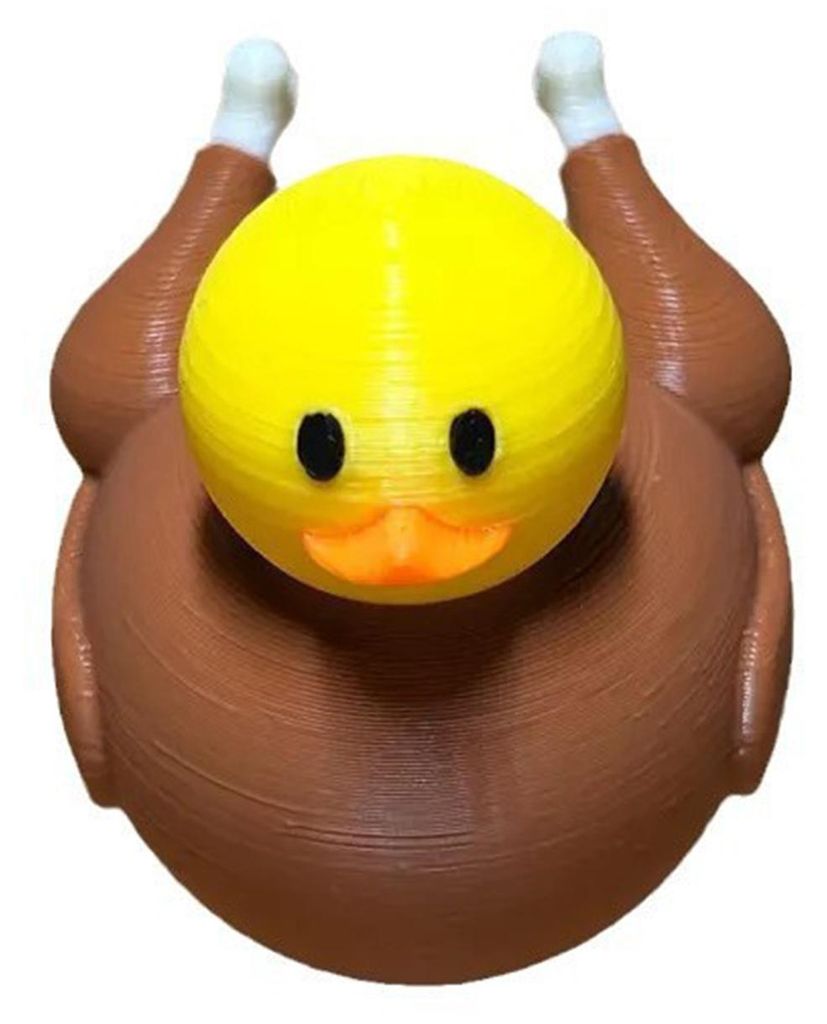 Mini-Truthahn-Entenfigur, farbenfrohe Harzstatue, Dekoration für Thanksgiving, Herbst-Erntetag, Geschenkidee