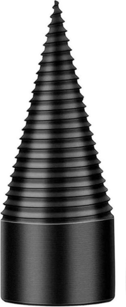 Holzspalter Spiralkegel 32mm Holzspalter Bohrkegel Holzspalter mit 1 Bohrergriff Brennholzspalter Bohrer Spiralbohrer Kegelspalter Haushalt,Sechska...