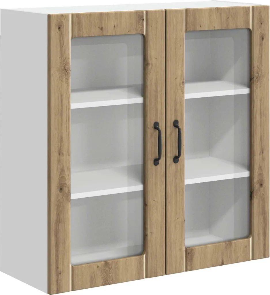 Mobile Cucina Rovere Artigianale 80x31x80 SYFAX | Credenza Salvaspazio