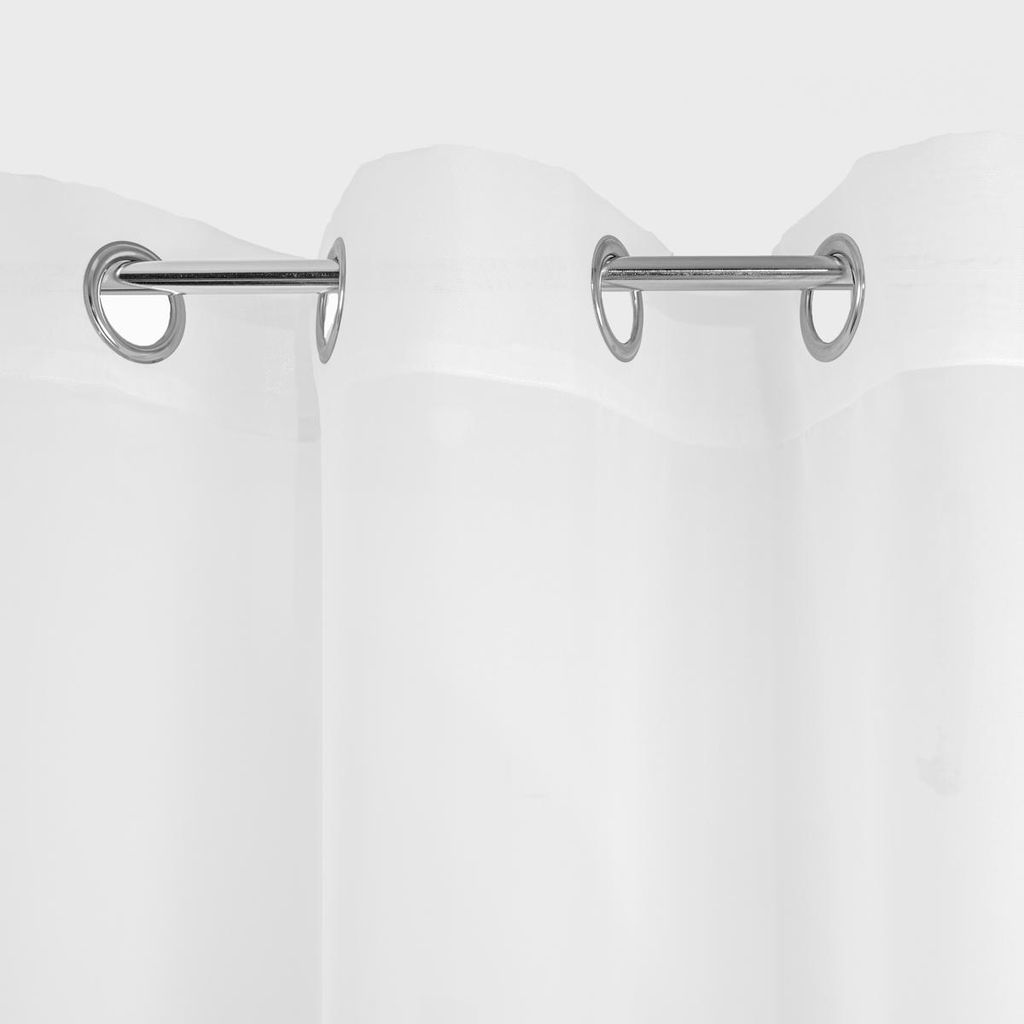 HOMLA Biała firanka B2 ESSENTIALS na przelotkach 300x160 cm Zdjęcie produktu 