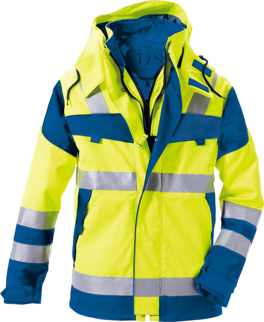 ROFA Multinorm-Parker MULTI NINE, gelb / kornblau, Konfektionsgröße 60/62