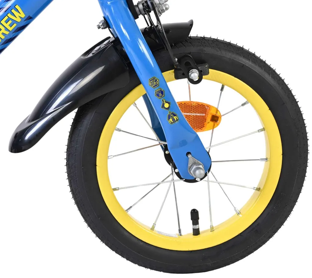 Vélo de 12 pouces robuste Rubble & Crew bleu pour garçons