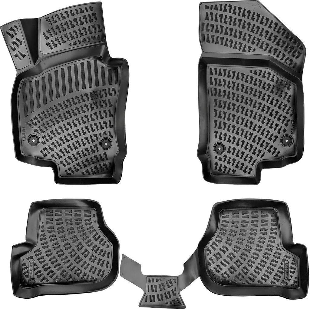 3D Fußmatten passend für Seat Leon 2005-2012