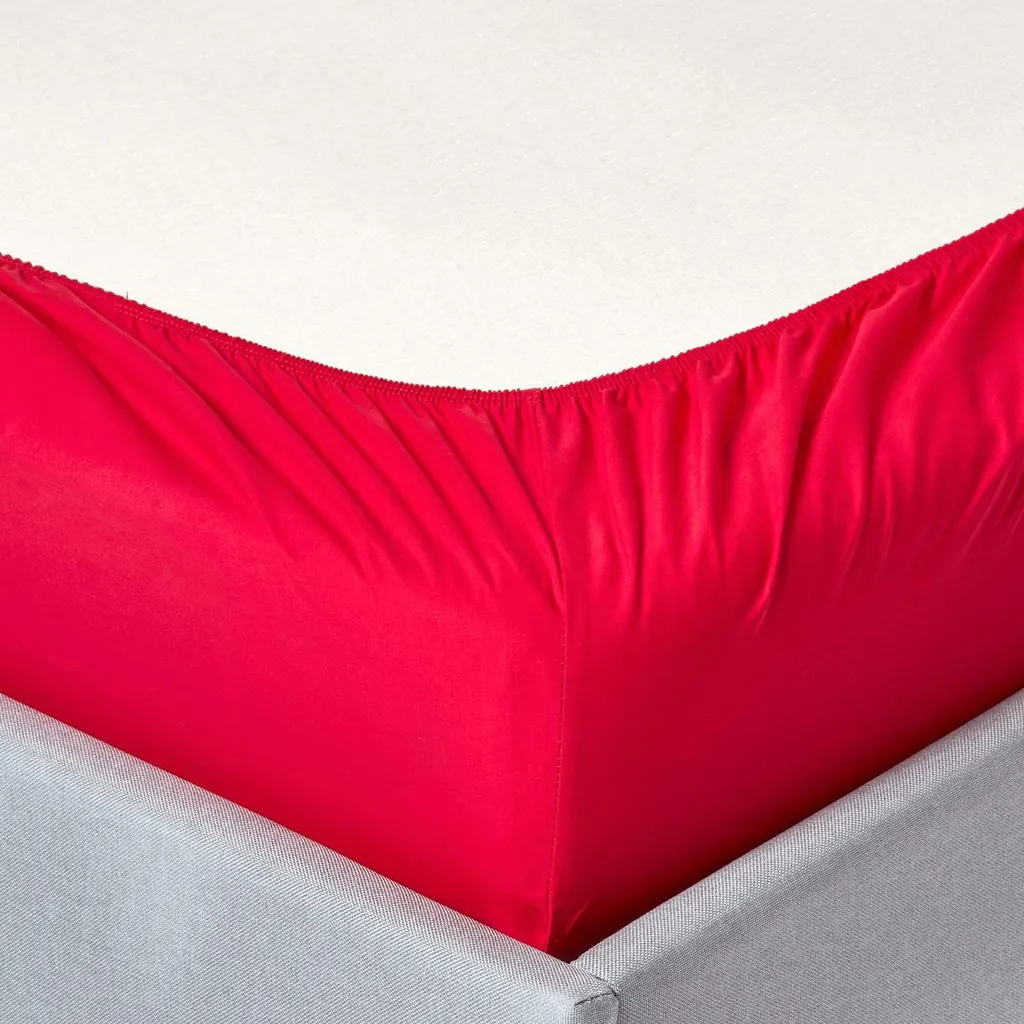 Biancheria da letto Homescapes, Cotone, Rosa, 180 x 200 cm