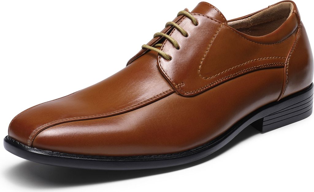 Bruno Marc Herren Anzugschuhe Businessschuhe Derby Oxfordschuhe, Farbe: Braun, Größe: 45