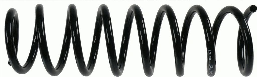 2X Sachs Feder Fahrwerksfeder Hinten