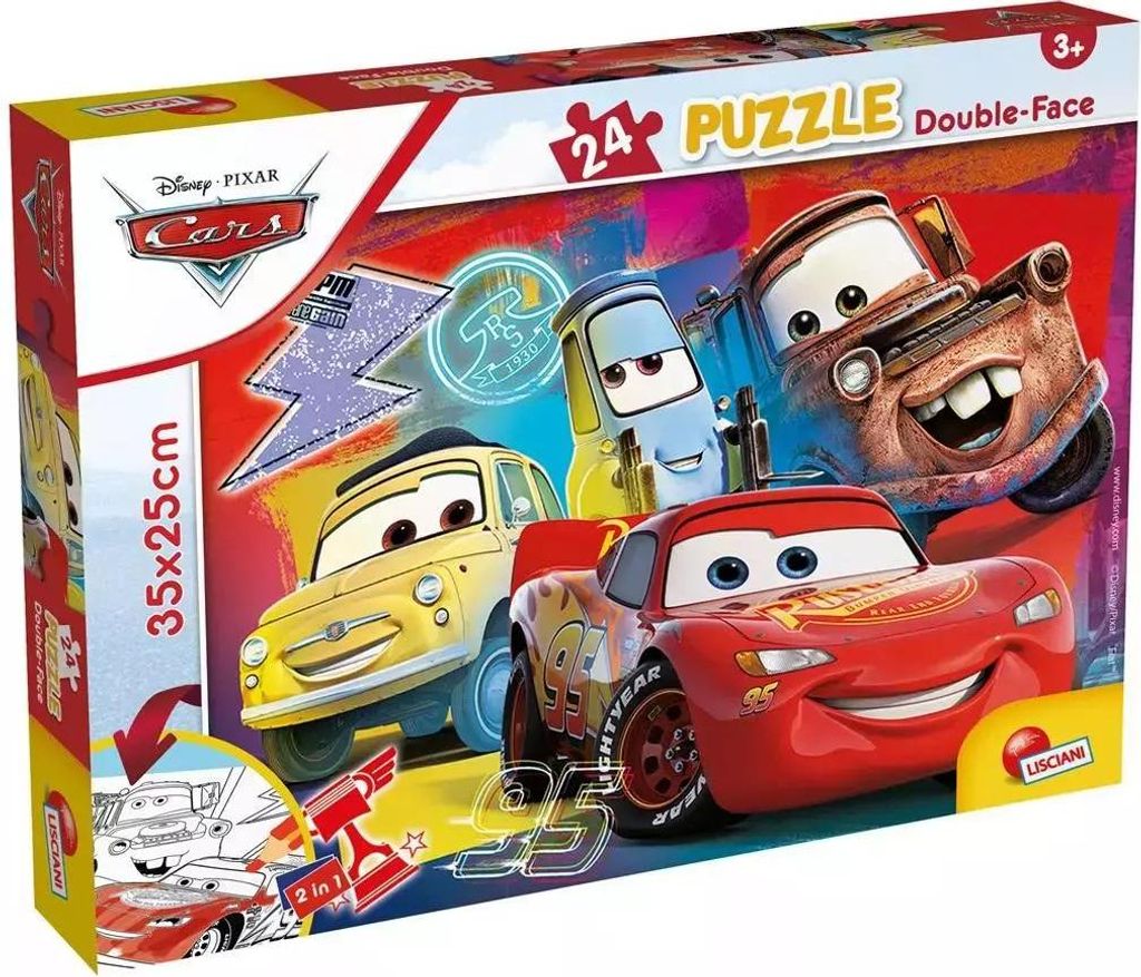 Puzzle dwustronne 24 Cars