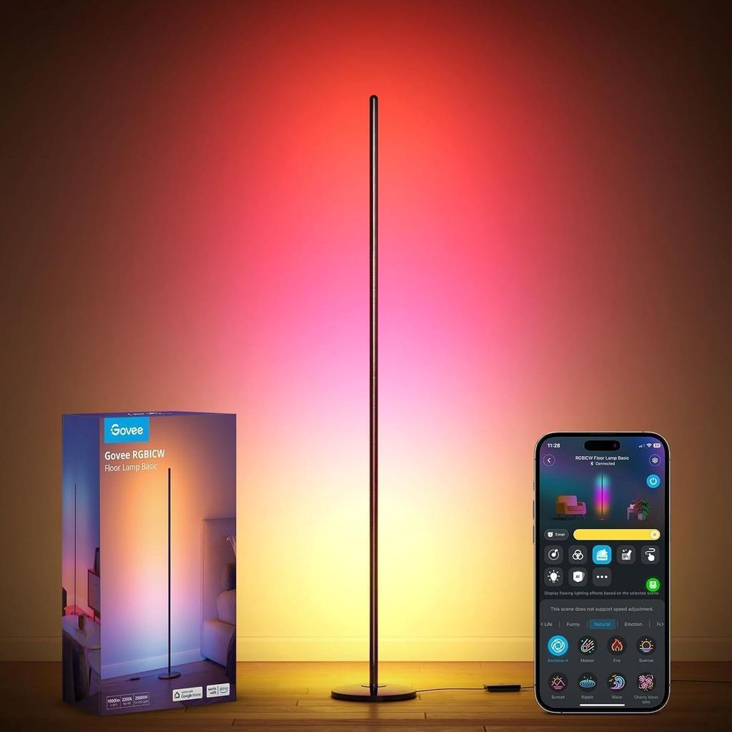 Govee RGBIC LED Stehlampe Wohnzimmer, WiFi Stehlampe Produktbild 