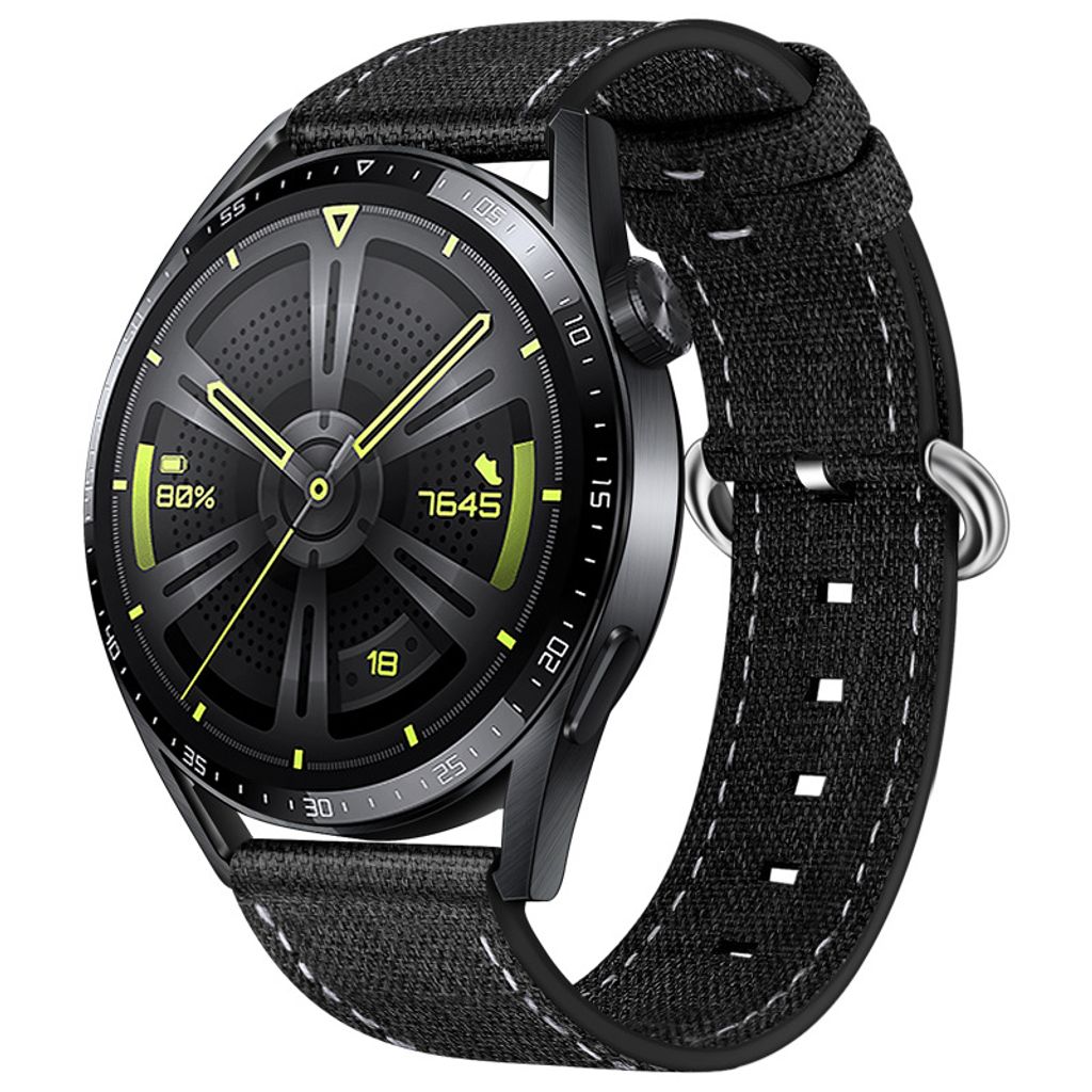 BStrap Denim remienok na Garmin Vivoactive 4, black Obrázok produktu 