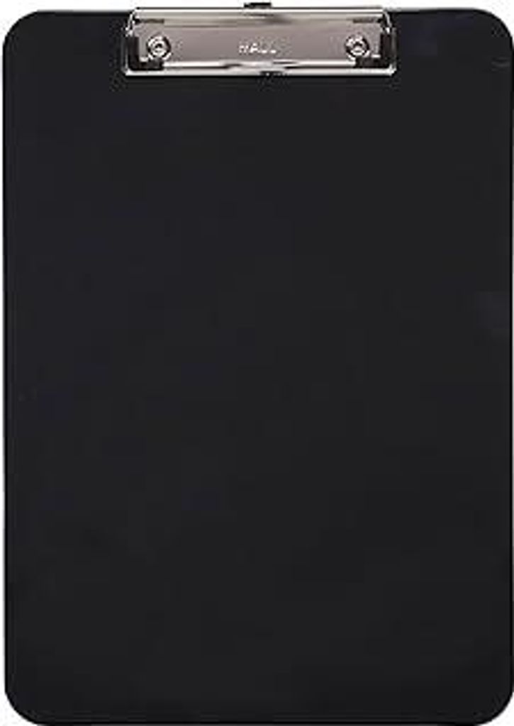 MAUL Klemmbrett A4 | Schreibbrett aus Kunststoff im DIN A4 Format | Clipboard zum Aufhängen | moderner Klemmer zur Aufbewahrung von Papier | für ...
