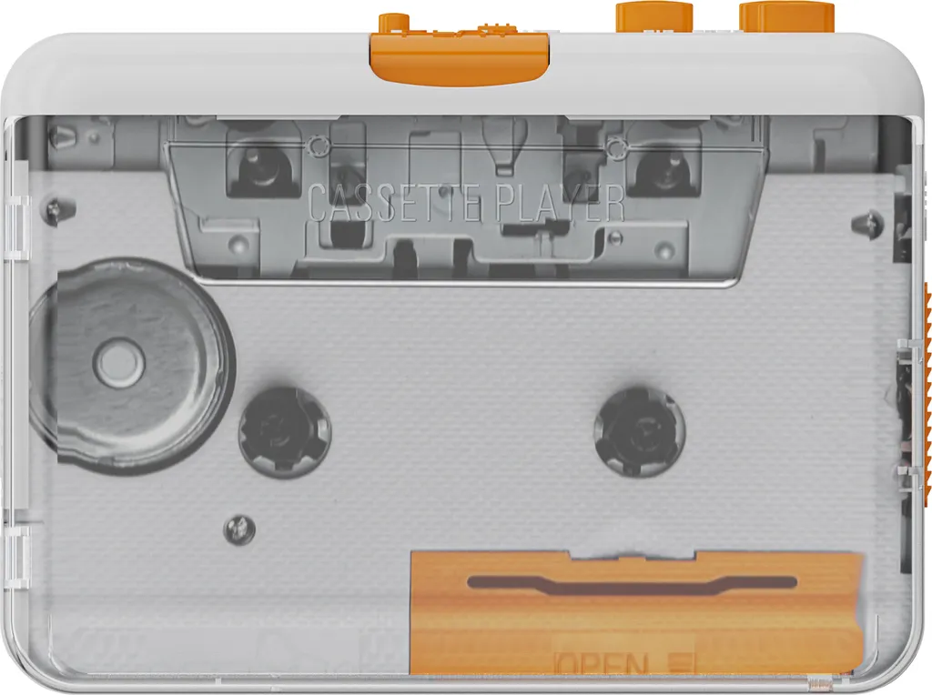 ezcap218SP Lettore Cassette Bianco Portatile - Rivivi gli Anni '80