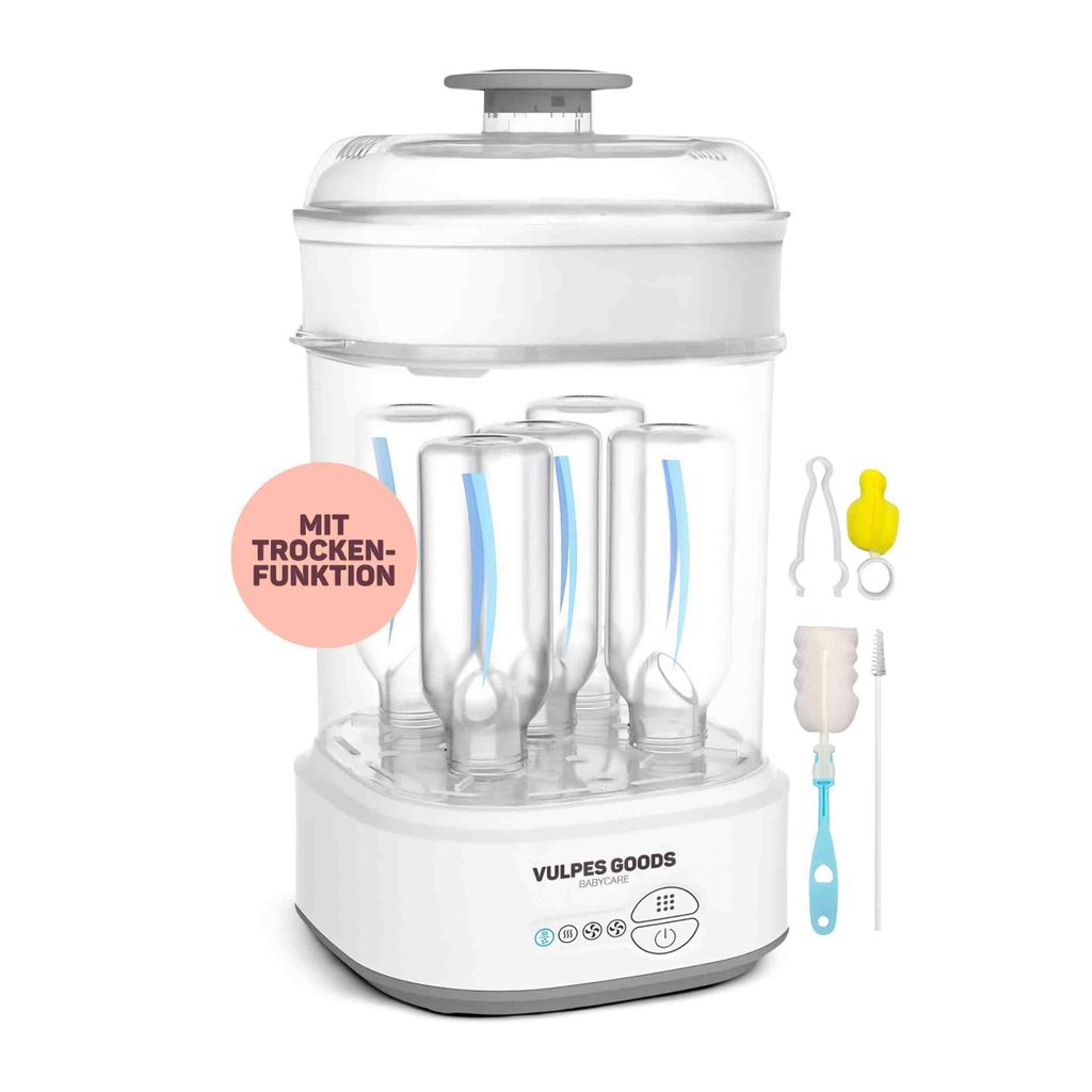 Vulpes Goods PRO Sterilisator für Babyflaschen 5-in-1 Produktbild 