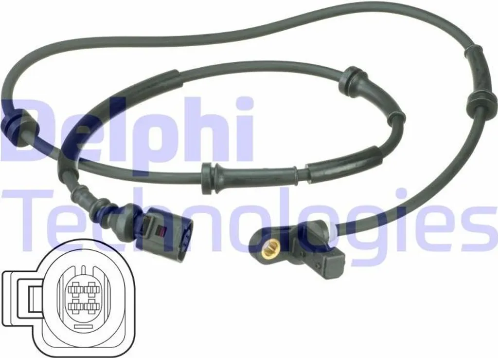 Sensore Velocità Ruota Delphi SS20495 | OE 1207329 per VW Seat Ford