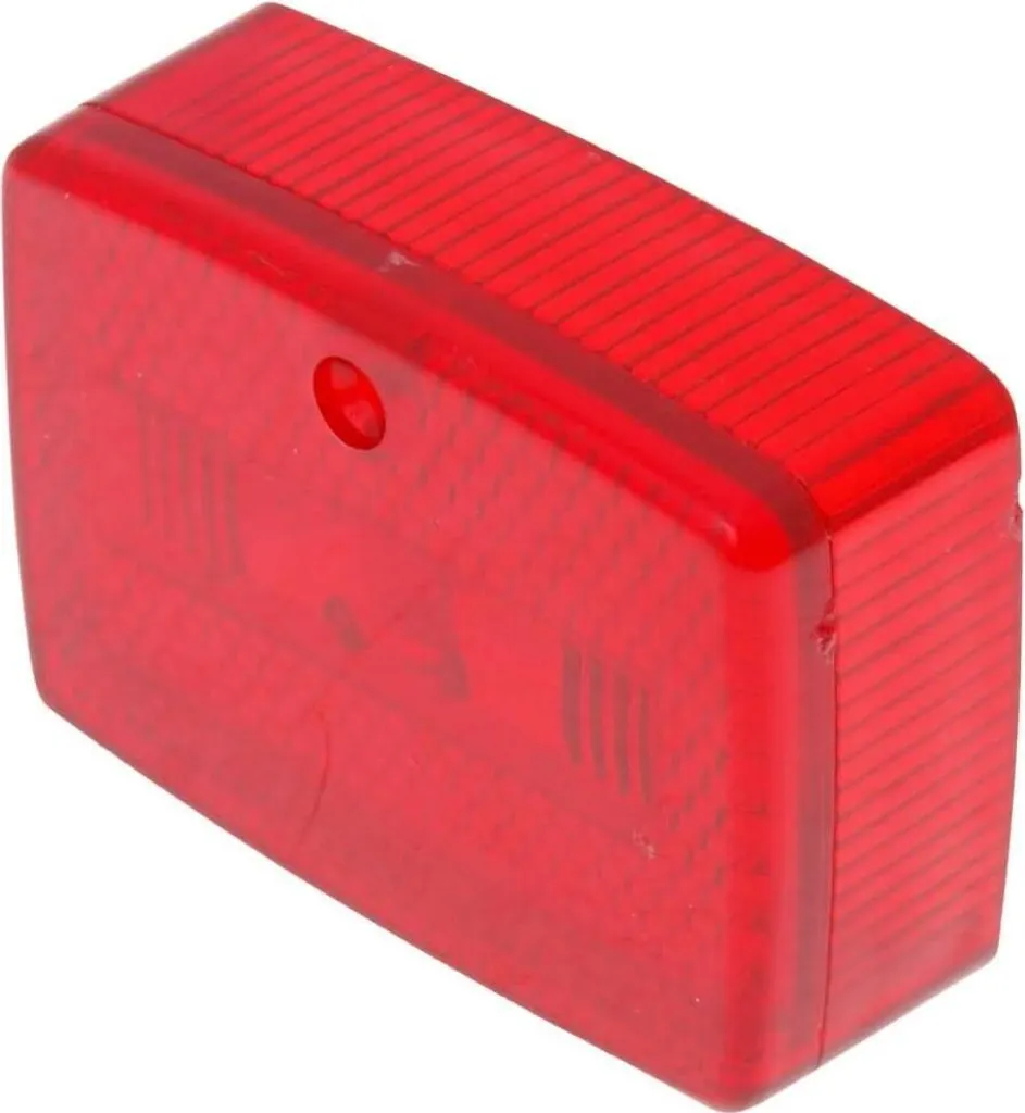 Cabochon rouge de rechange pour feu arrière Puch Kreidler et Zündapp