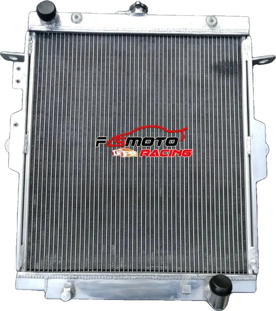 Radiateur de Raid pour Toyota Landcruiser 52mm Aluminium et Ventilateur