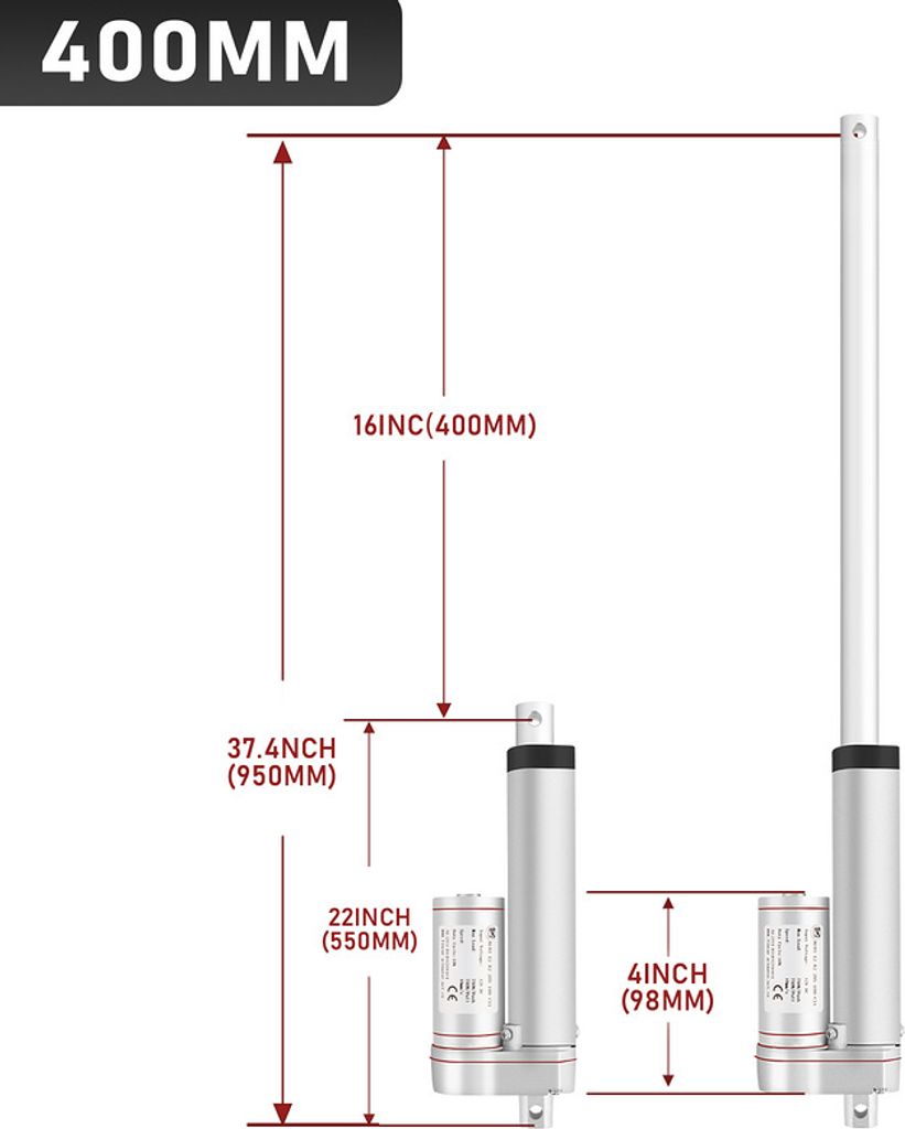 Yakimz lineárny motor nastavenie pohonu elektrický motor Obrázok produktu 2