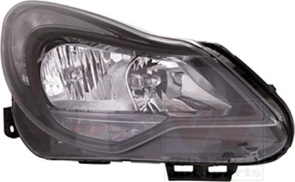 Phare droit pour remplacer optique cassée OPEL Corsa D - Installation