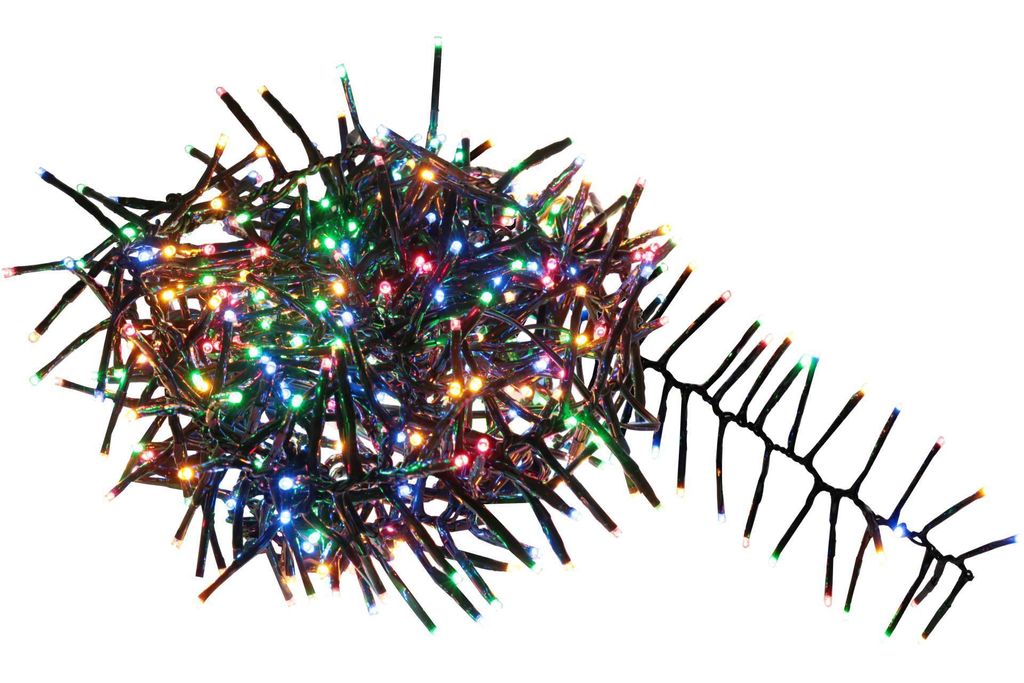 Cluster Lichterkette bunt 480 LEDs Innen und Außenbereich Produktbild 2