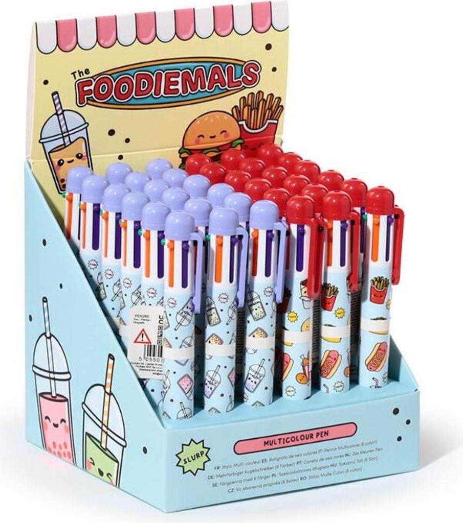 Foodiemals Mehrfarbenstift (6 Farben)