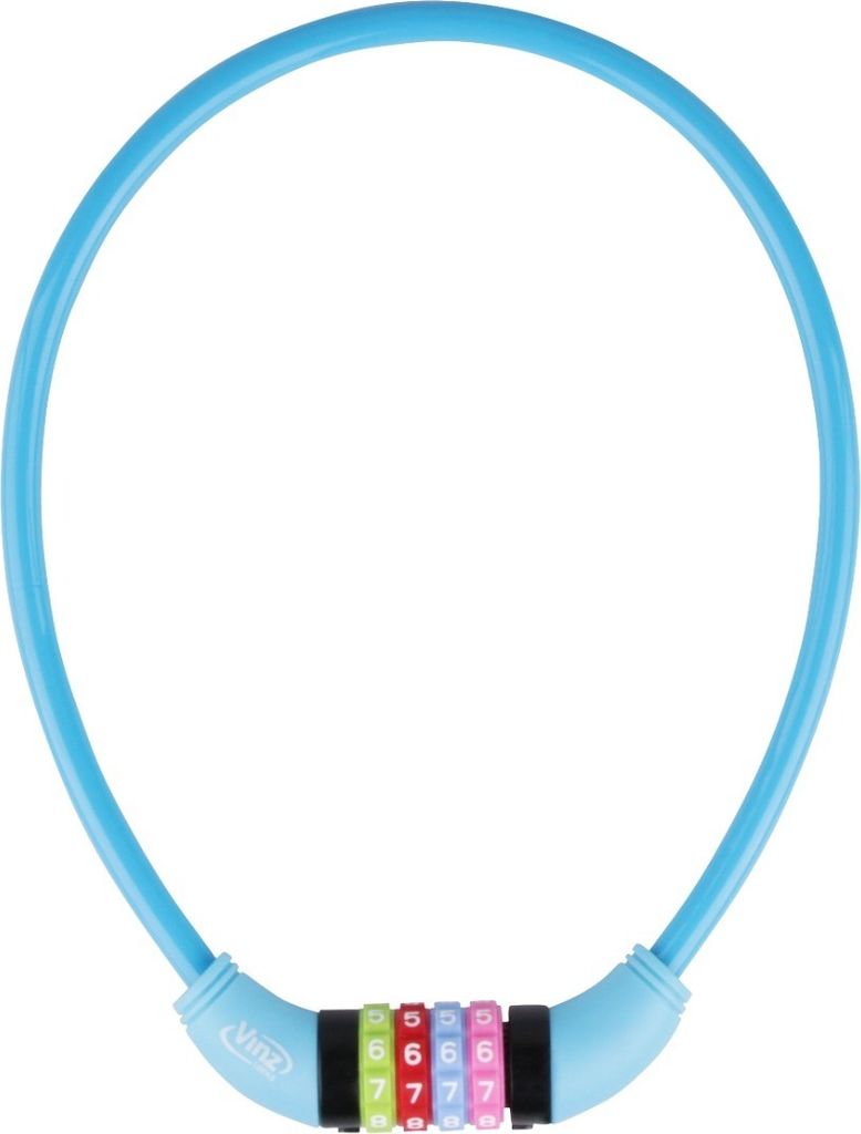 VINZ Baker Zahlenschloss 65 cm | Kinder Fahrradschloss 12 Produktbild 