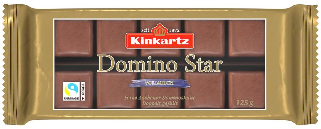 Kinkartz Domino Star - Tessere di domino al latte con Immagine del prodotto 