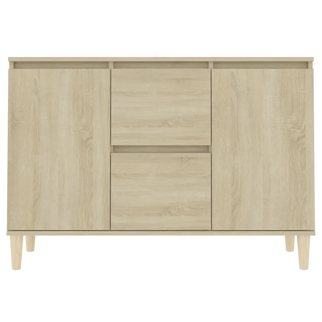 Sideboard robuste en bois composite chêne Sonoma 103,5 cm design - 6