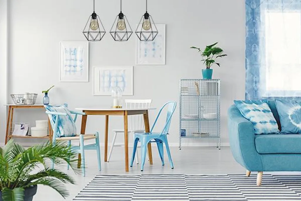 Suspension Diamond Loft Edison Industries en métal noir style industriel