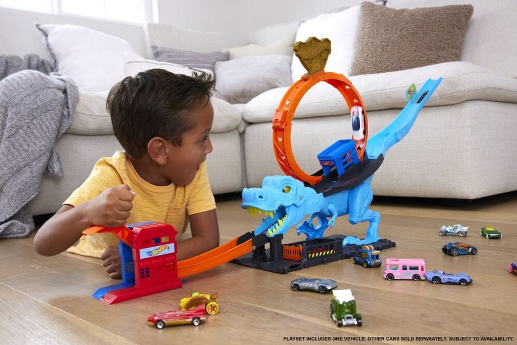Mattel Hw City Smyčka Se Žravým T-Rexem Obrázok produktu 18