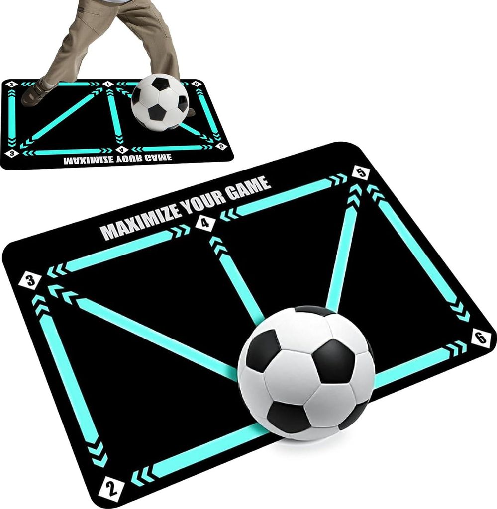 Fußballmatte - Fußballmatte - Fußball Trainingsmaterial - Soccer - Junior - Fußballteppich