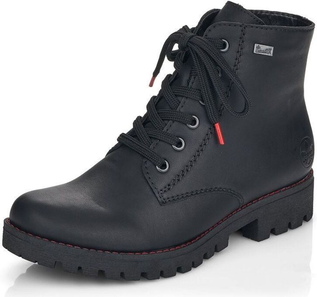 Rieker Schnürstiefel - Tiefschwarz Kunstleder Größe: 39 Produktbild 79