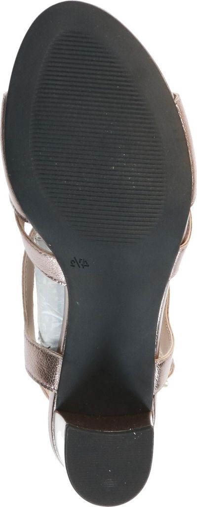 Caprice Damen Sandalette Leder mit T-Riemen und Blockabsatz 9-28308-46, Größe:38 EU, Farbe:Braun