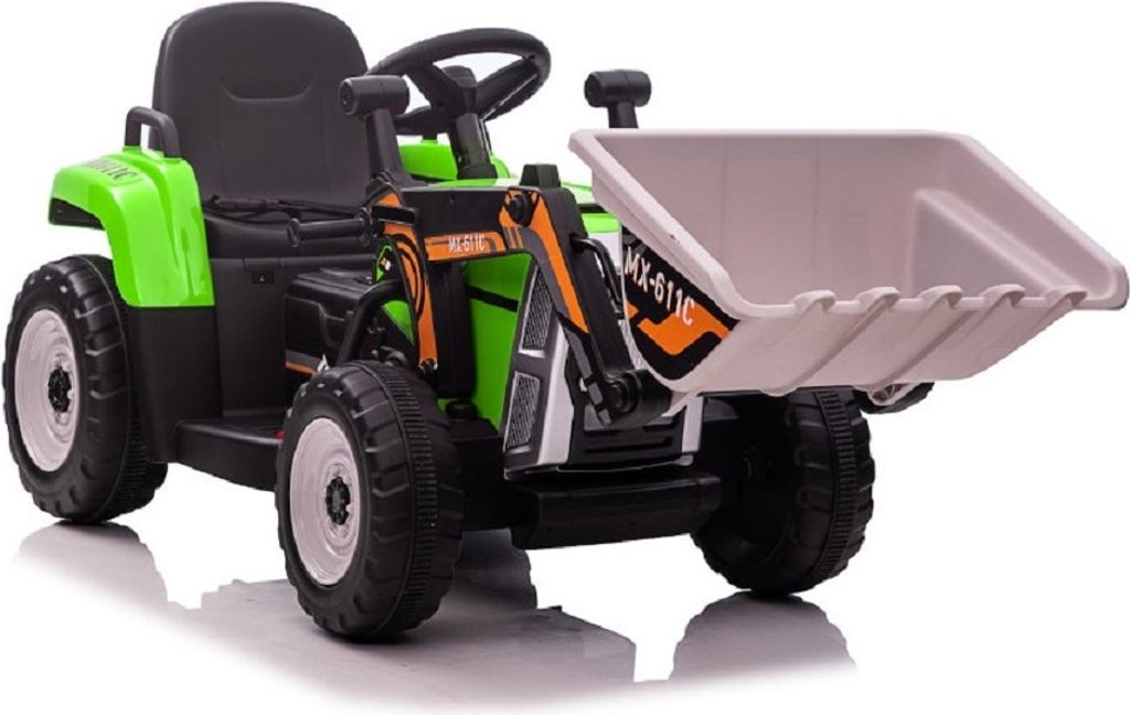 Kinderfahrzeug - Elektro Auto Bagger mit Fernsteuerung - 12V7A Akku,2 Motoren