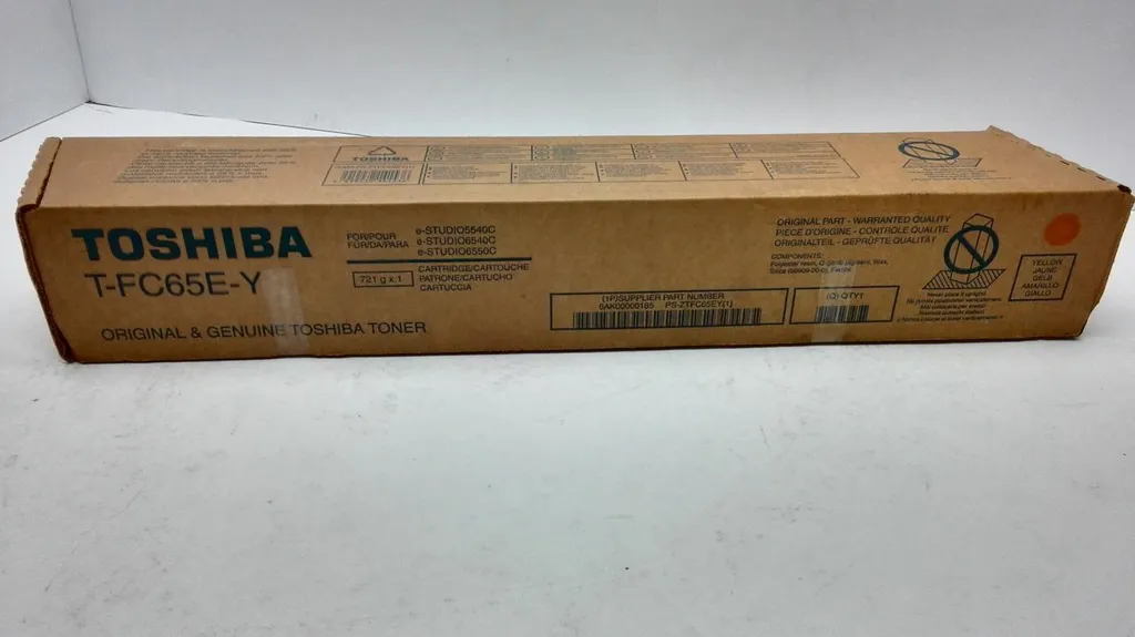 Toner jaune Toshiba T-FC65E-Y 6AK00000185 pour éviter les pannes laser