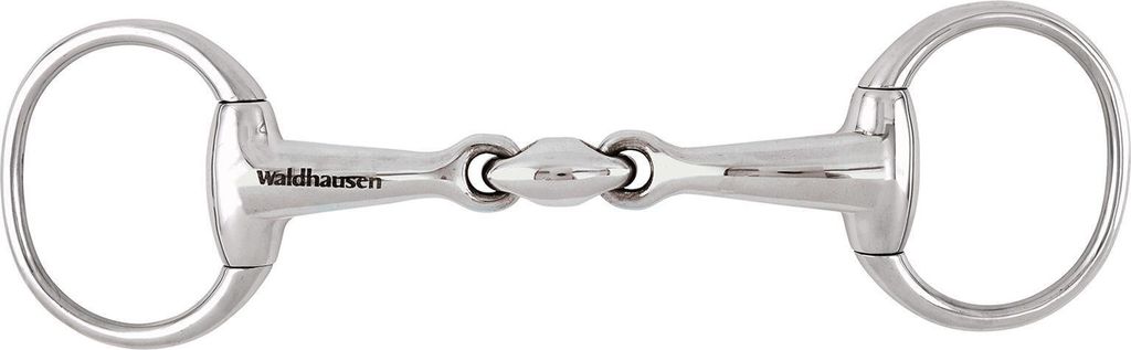 Waldhausen Olivenkopfgebiss Doppelt Gebrochen 18 mm Trense 13,5 cm