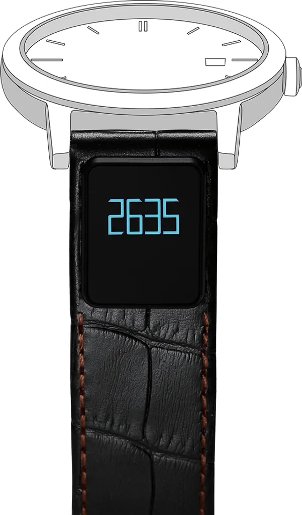 H3 Náramek Inteligentní Nero - Activity Tracker per Salute e Fitness