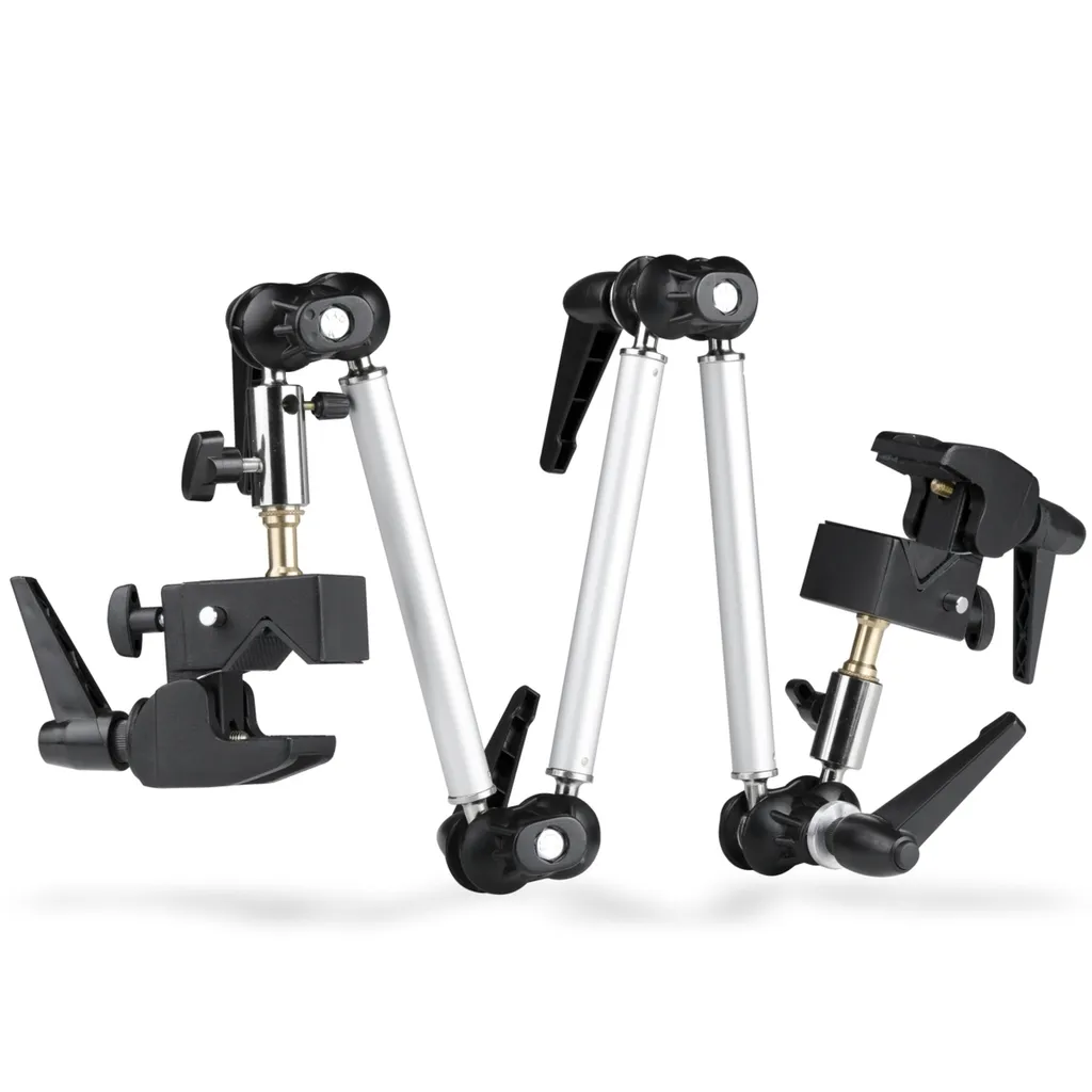 Bras Articulé Walimex pour Fixation Flash et Moniteur sur Trépied