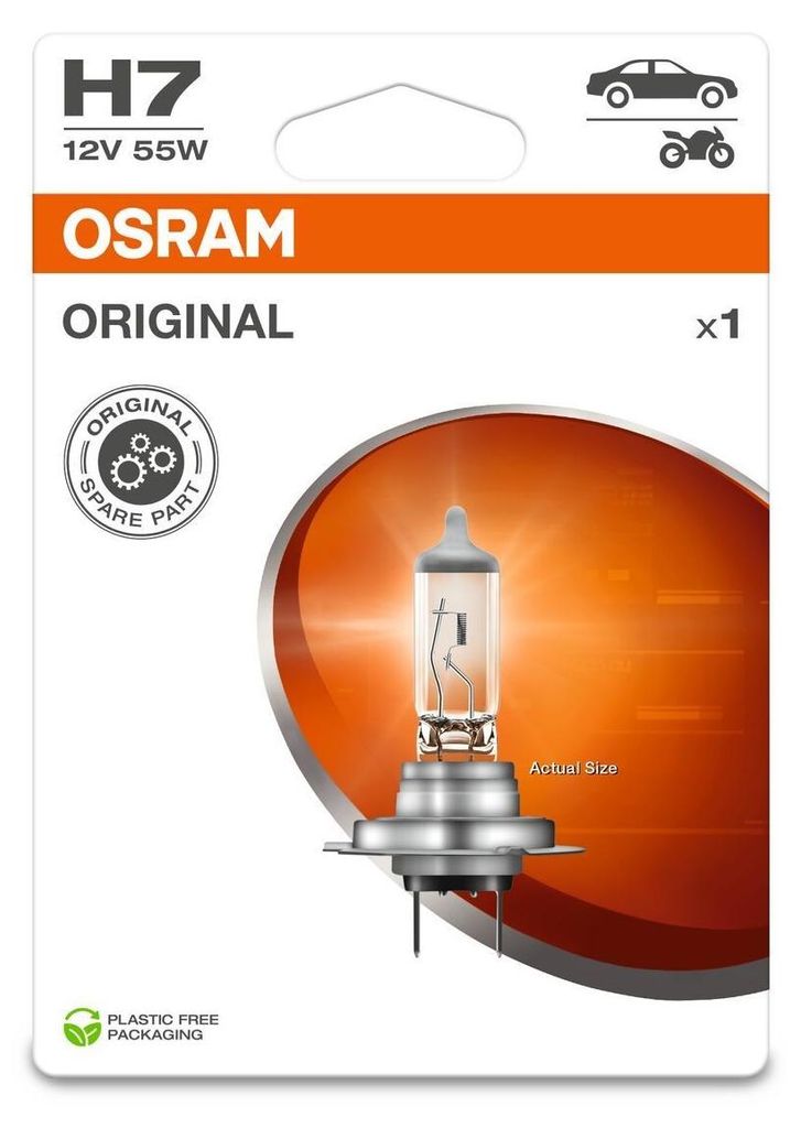 Osram Original Line – żarówka samochodowa H7, 12 V, 55 W, Zdjęcie produktu 