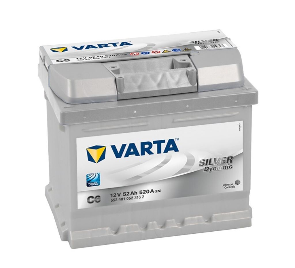 VARTA Silver Dynamic C6 Autobatterie 12V 52Ah Produktbild 