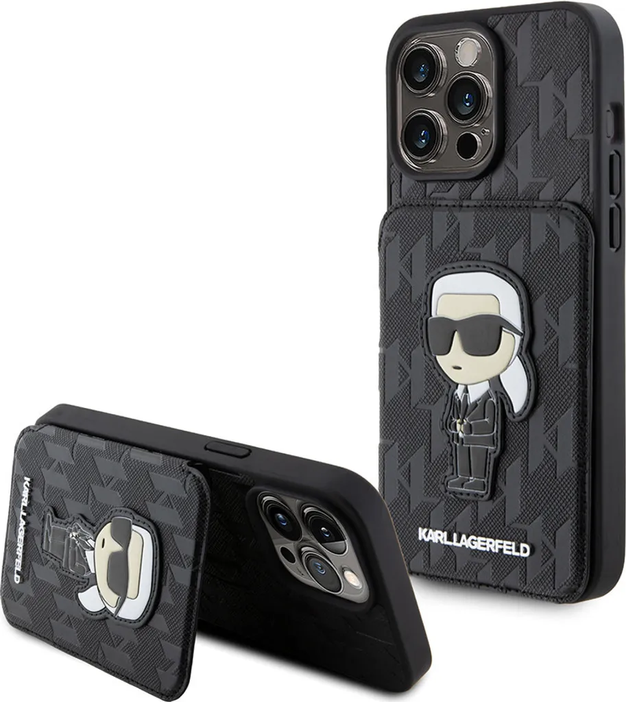 Custodia Karl Lagerfeld iPhone 15 Pro Max Saffiano Ikonik Originale