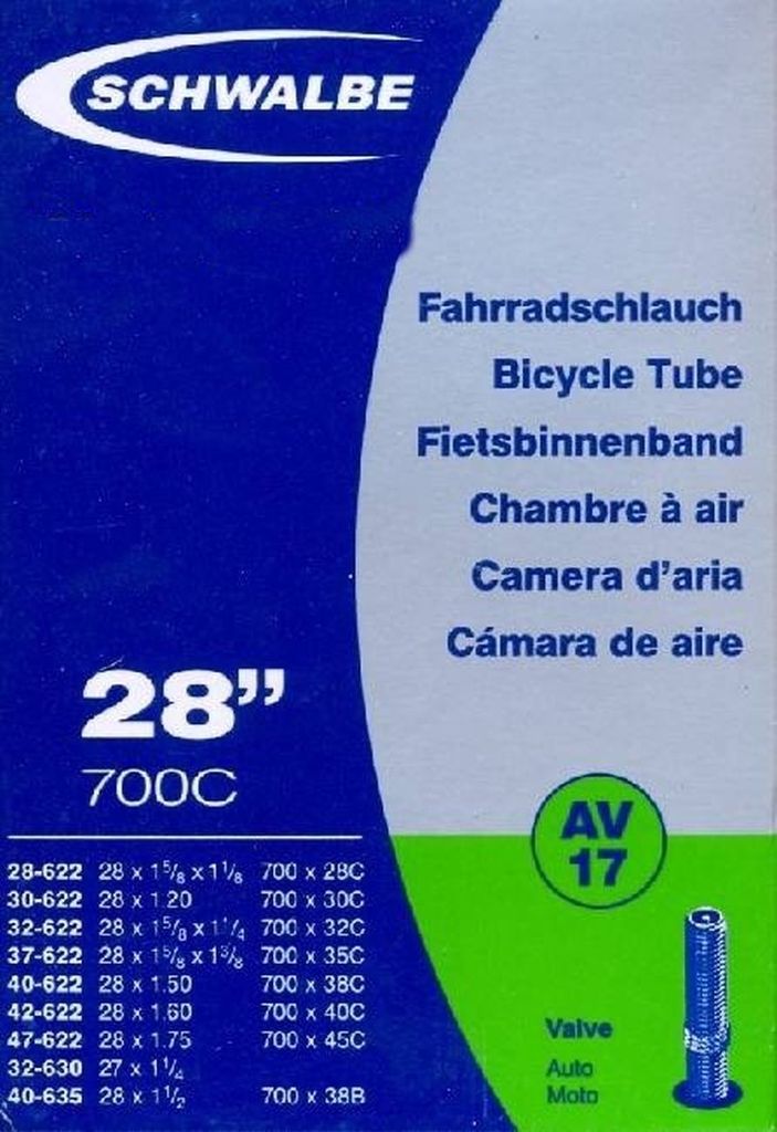 Schwalbe Av17 Schrader 40 Mm Fahrradschlauch Durchsichtig Produktbild 