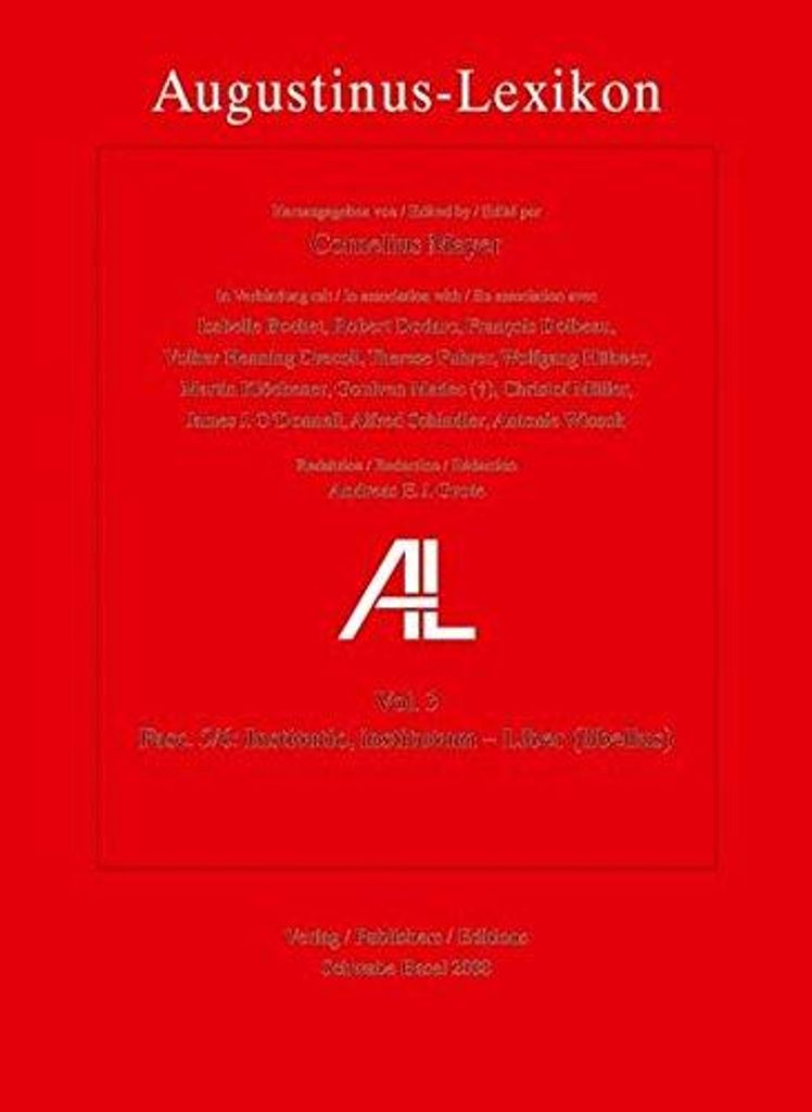 Augustinus-Lexikon / Institutio, Institutum - Liber (libellus)
